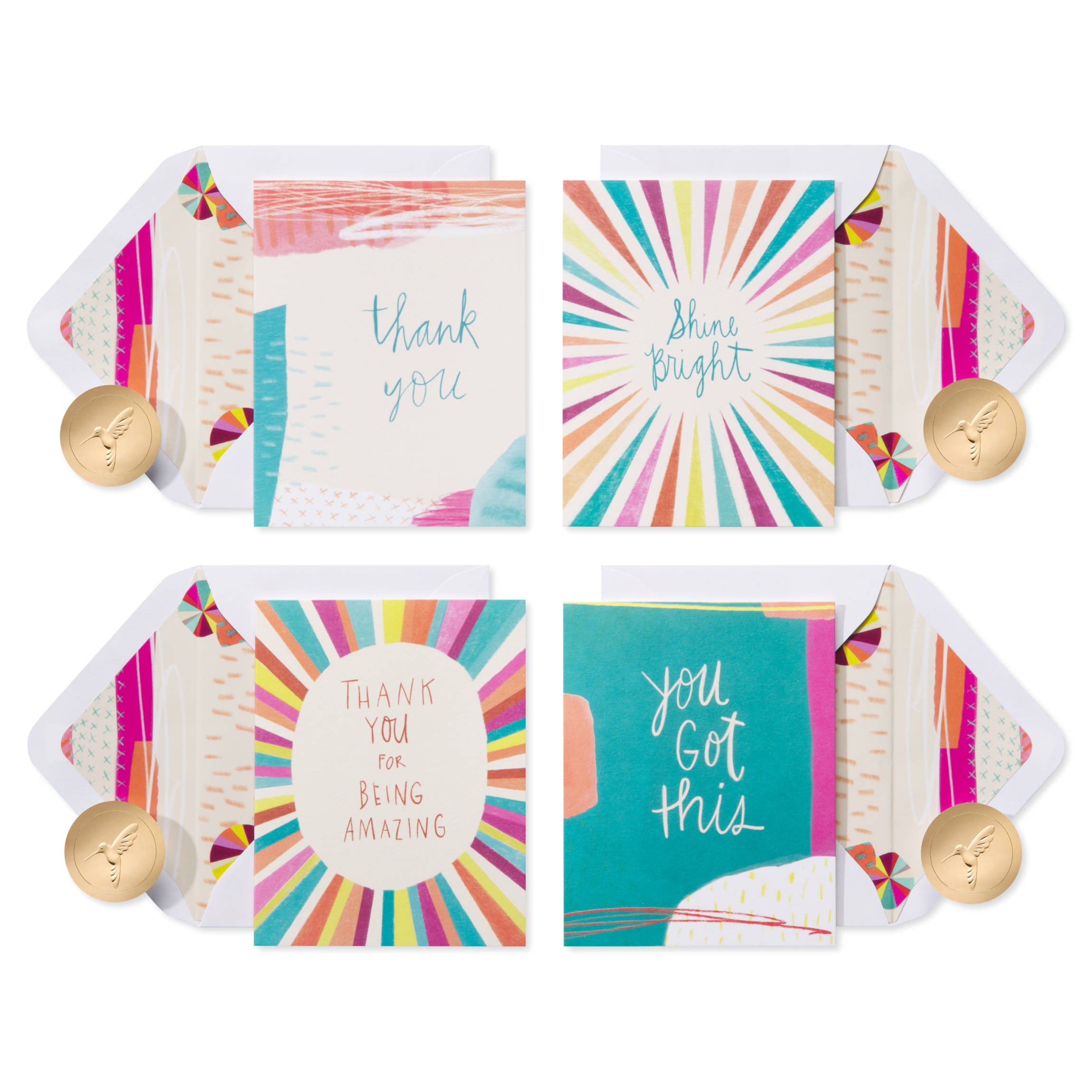 Power Affirmations Blank Encouragement Note Cards With Envelopes, 20 ...